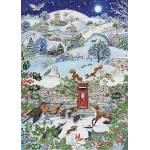 Alipson Puzzle - Puzzle Village on a Winter Night - 500 piese
