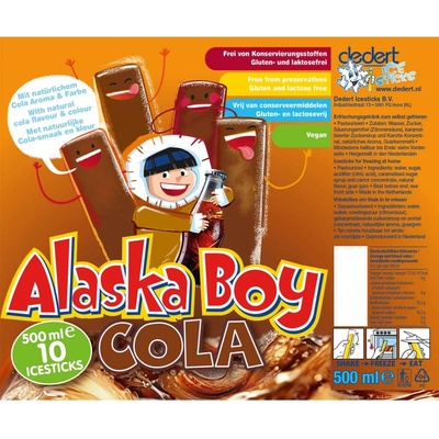 Dedert Icesticks B.V. Alaska Boy Icesticks Cola 10x50ml