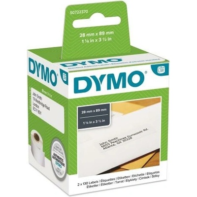 DYMO 99010 Adress Label (S0722370) VE 1 Roll 89mm x 28mm S0722370