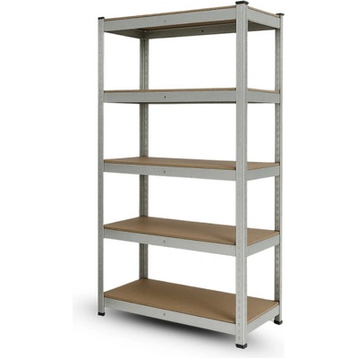 Bezšroubový regál 180x80x40 - pozinkovaný - 5 polic – Zboží Dáma