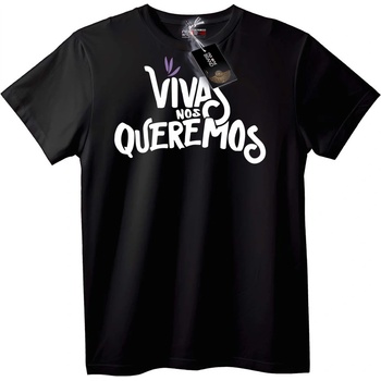 NOONEBRAND Тениска Viva Nos Queremos - XS, White