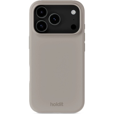 Holdit Гръб Holdit Silicone за iPhone 17 Pro Max - Taupe