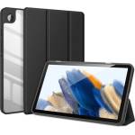 Dux Ducis Samsung Tab A9 LTE DUX DUCIS TOBY калъф за поставяне, с кожен ефект, активен FLIP, държач за настолен компютър, ЧЕРЕН GP-150507 (GP-150507)