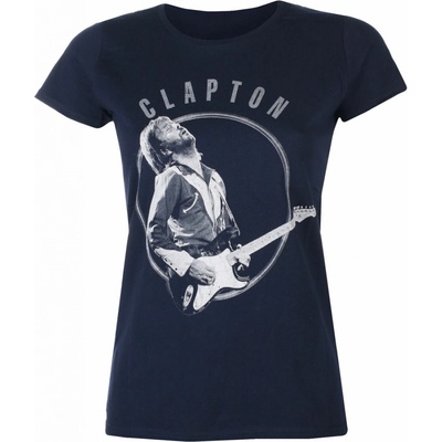 Rock off metal Eric Clapton Vintage Photo NAVY TS Čierna