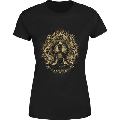 Malfini tričko Buddha joga meditácia čierne