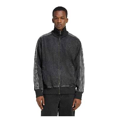 Яке Adidas Originals Adicolor Firebird denim jacket - Black / Grey (True Black Denim)