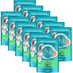 PURINA ONE INDOOR мини филета с тонз и зелени фасулки в сос 12 x 85 г
