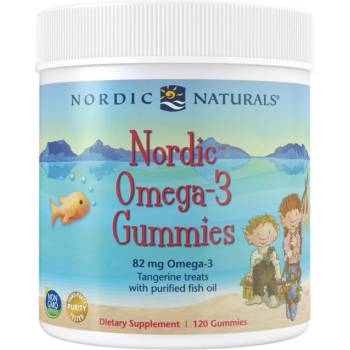 Nordic Naturals Nordic Omega-3 Gummies 82 mg [120 желирани бонбони] Мандарина