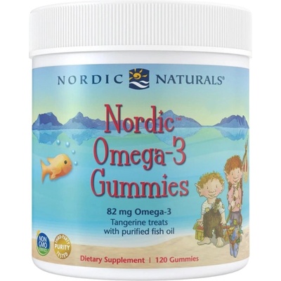 Nordic Naturals Nordic Omega-3 Gummies 82 mg [120 желирани бонбони] Мандарина