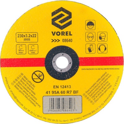 Vorel Kotouč řezný 230 x 22 x 3,2 mm TO-08640