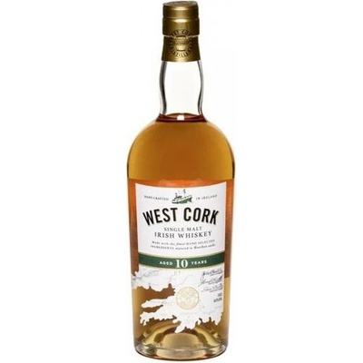 West Cork Single Malt 10y 40% 0,7 l (holá láhev)