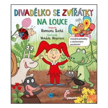 Divad élko se zvířátky na louce Romana Suchá