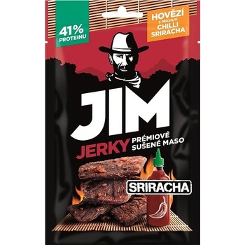 JIM JERKY hovädzie s príchuťou Chilli Sriracha 23 g