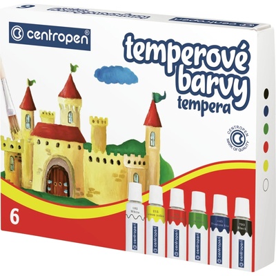 Centropen Pelikan temperové farby 6 farieb 12 ml