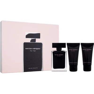 Narciso Rodriguez For Her подаръчен комплект: EDT 50 ml + лосион за тяло 50 ml + душ гел 50 ml за жени