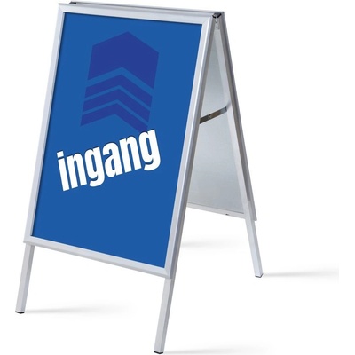 Jansen Display Set reklamního áčka A1, Vchod, modrý, holandsky, 639 x 1094 mm