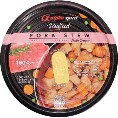 Alpha Spirit Dog Realfood Bravčový guláš 280 g