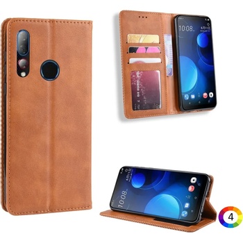 Image 1 of HTC Desire 19+/Desire 19 Plus Vintage Кожен Калъф и Протектор