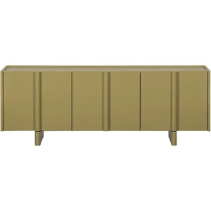 WOOOD Зелена маса за телевизор от масивен бор 152x53x46 cm Basu - WOOOD (374108-M)