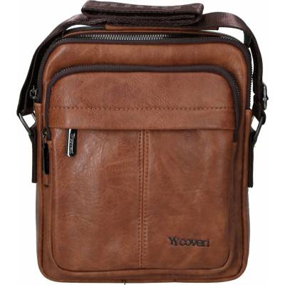 Coveri Stylová pánská crossbody taška Hilo hnědá