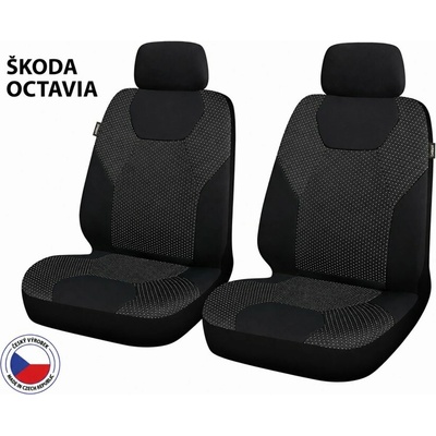 Autopoťah Cappa Perfetto ZL Škoda Octavia černá/šedá 2M