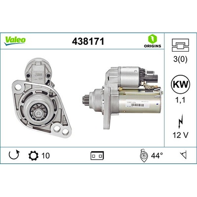 Štartér VALEO 438171