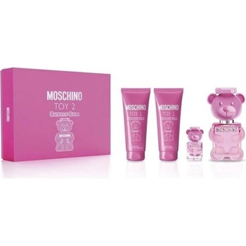 Moschino Toy 2 Bubble Gum - Подаръчен комплект за жени: 100мл парфюм EDT + 5мл парфюм EDT + 100мл лосион за тяло + 100мл душ гел