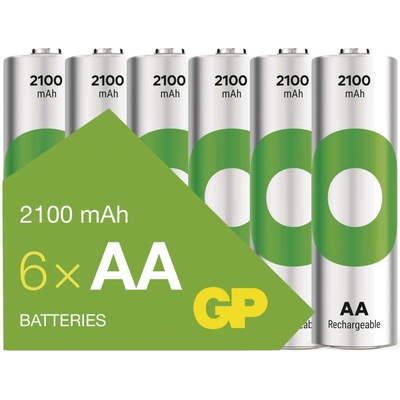GP ReCyko AA 2100 mAh 6ks 1032226212 – Hledejceny.cz