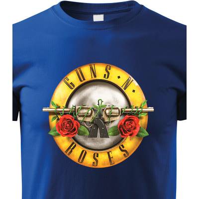 Bezvatriko.cz Dětské tričko Guns N’ Roses Modrá Canvas Dětské tričko 1338