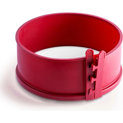 Coox SPRING Forma průměr 18 cm s porcelánovou základnou Červená