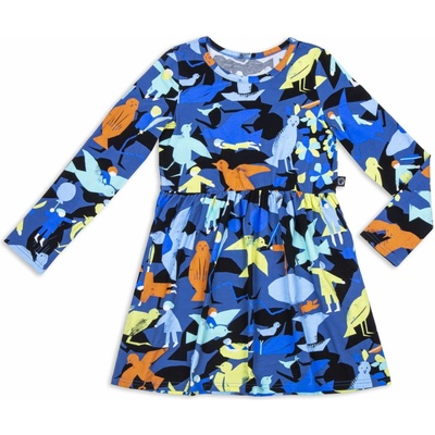 Wouki detské šaty Himawari Super blue