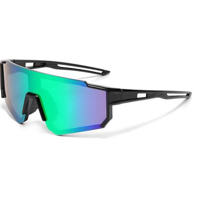 Techsuit Детски слънчеви очила Techsuit Kids Polarized Sunglasses (R601) - спортни, поляризирани, TR рамка - Черен / Зелен