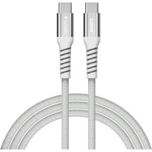 Verbatim Кабел Verbatim Sync & Charge Magnetic, от USB-C(м) към USB-C(м), 1.2m, 100W, сив (VERBATIM-31854)