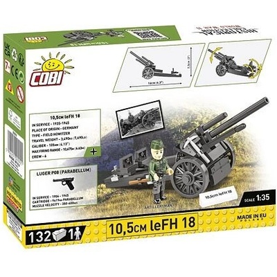 COBI 2292 World War II Německá polní houfnice leFH 18 – Zbozi.Blesk.cz