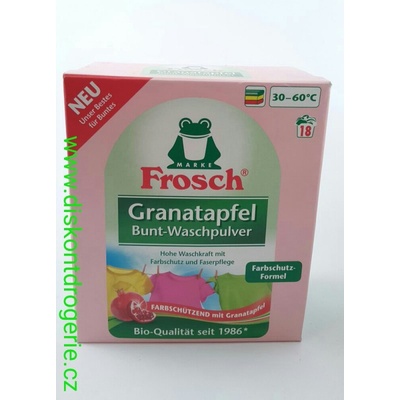 Frosch prášek na barevné Granátové jablko 18 PD