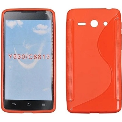 Púzdro S-line Huawei Ascend Y530 oranžové