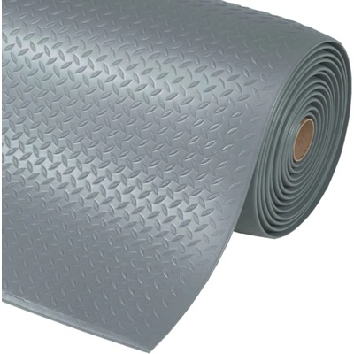 Notrax 419 Diamond Sof-Tred Protiúnavová rohož s vrstvou Dyna-Shield a diamantovým vzorom sivá 60 cm x 18,3 m
