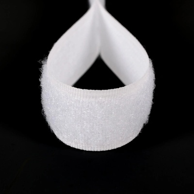 Takoy Suchý zips plyš biely 2 cm