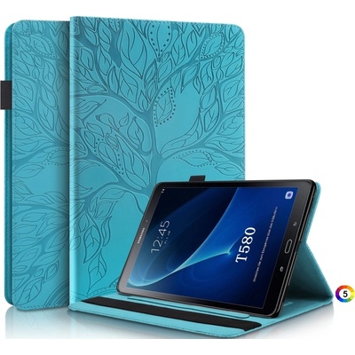 Samsung Galaxy Tab A 10.1 (2016) T580/T585 Кожен Калъф и Протектор