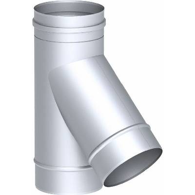 G.Gastro T‑přípojka - 87° - s okapnicí - z nerezové oceli - pro Ø 300 mm - D9776087