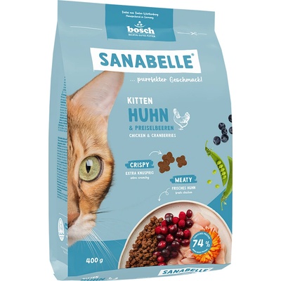 SANABELLE Kitten Kuřecí pro koťata a březí a kojící kočky 0,4 kg