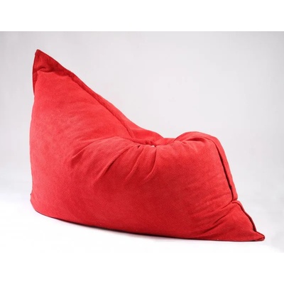 Pufrelax Пуф, 500л. Magic pillow XXL - Red diamond, Перящ се калъф, Пълнеж с микс от мемори пяна и дунапрен, Гама Plush honey