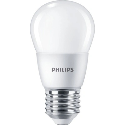 Philips LED kapka P48 7W/60W E27 4000K 806lm NonDim 15Y opál˙