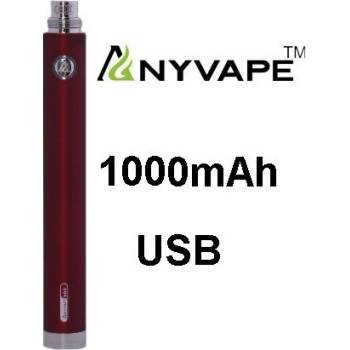 EVOD Anyvape s USB červená 1000mAh