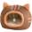 Къща за котки Polly Pet 50 х 50 х h36, кафява (4055-L)