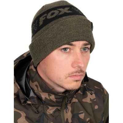 Fox Collection Beanie Green & Black kulich – Zboží Dáma