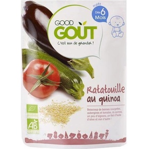 Good Gout БИО зеленчуково пюре Рататуй с киноа 190g Good Gout (27043)