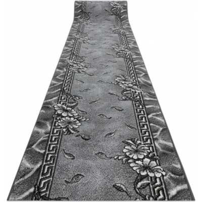 Nej-koberce Morad Trio listí květiny šedý metráž 60 cm