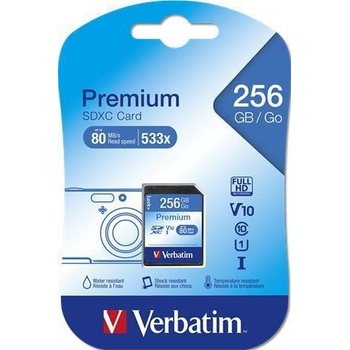 Verbatim SDXC 256 GB Class 10 44026