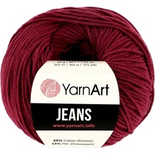 YarnArt Jeans 66 bordová